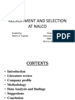 RECRUITMENT AND SELECTION AT NACLO Mousumi