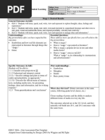 Unit Assessment Plan