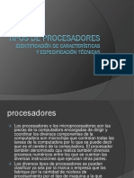 Tipos de Procesadores