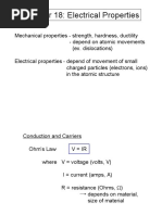 Chapter 18: Electrical Properties