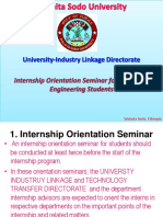 Internship Orientation