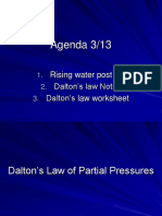 Daltons Law of Partial Pressures