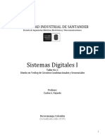 Cafajar1 - Taller 2 - 2019 - Julio - Diseño en Verilog PDF