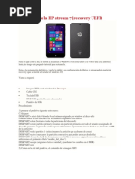 Instalación de S.O en Tablet HP Stream 7