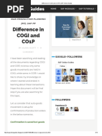 Difference in COGI and CO1P - SAP Online Guides PDF