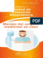 Manejo Del Oxígeno Medicinal en Casa