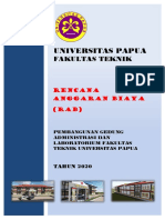 Rencana Pemb Gedung Admin & Lab Fak Teknik UNIPA