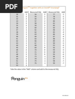 Penguin Smart Pegs Ref Table