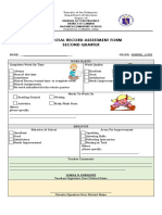 Anecdotal Record Assestment Form