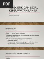 Aspek Etik Dan Legal Keperawatan Lansia