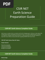 CSIR NET Earth Science Complete Guide