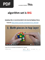 Best F2L Algorithms