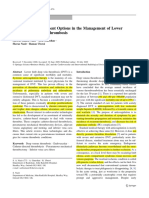 Endovascular Treatment Options in The Management of Lower Limb Deep Venous Thrombosis