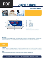 LW Sci Digital Rotator User Manual