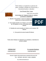 Proforma de Trabajo