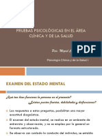 Pruebas Psicológicas en El Área Clínica y de La Salud