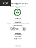 TRABAJO FINAL MERCADEO INTERNACIONAL EXPORTACION E IMPORTACION Cebolla