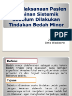 Bimo - Sistemik Sebelum Dilakukan Tindakan Bedah