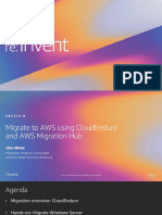 Migrate To AWS Using CloudEndure and AWS Migration Hub ENT313-R2