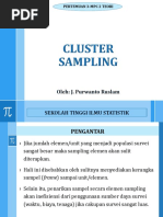 MPCT17 - Cluster Sampling