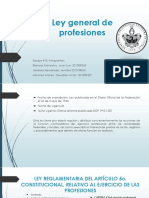 Ley General de Profesiones