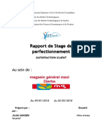 Rapport de Stage Satisfaction Client