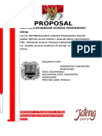 Proposal Bantuan Keuangan Desa