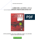 Ele Actual Libro Del Alumno CD A2 Spanish Edition From Ediciones SM