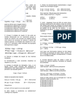 Exercícios Termoquimica Lei de Hess