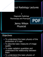 FRCR Clinical Radiology Lectures: 2 Diagnostic Radiology Fluoroscopy and Fluorography