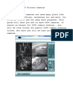 How To Hack CCTV Private Cameras PDF