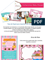 Invitaciones Baby Shower