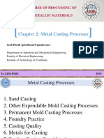 Chapter 2-Metal Casting Processes