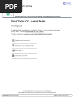 Housing and Society Volume 25 Using "Culture" in Housing Design