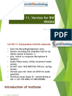 SAP BPC 11, Version For BW 4HANA Demo