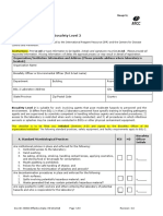 BSL 2 Checklist 090415