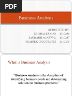 Business Analysis IT