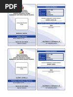 BADAC TEMPLATE - Identification Card Template