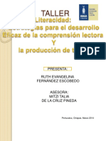 Productos Taller de Literacidad