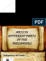 Arts in Different Parts of The Philippines