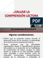 Evaluar La Comprensión Lectora