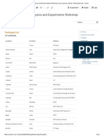 3rd FCC Physics and Experiments Workshop (13-17 January 2020) - Participant List Indico PDF