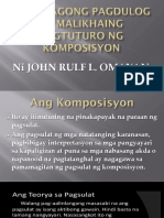 Makabagong Pagdulog Sa Malikhaing Pagtuturo NG Komposisyon