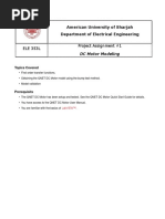 DC Motor Modeling