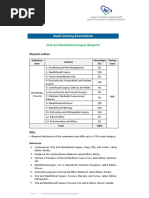 Oral and Maxillofacial Surgery Blueprint