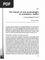 Minako O'Hagan 2013 - Technological Turn - MILLÁN & BARTRINA Eds. The Routledge Handbook of Translation Studies (Conflitto Per Codifica Unicode)