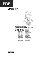 Manual de Usuario Estacion Total Topcon Series GTS-600