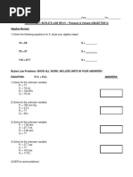 Boyles Law WKSHT