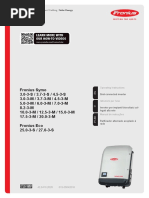 Fronius 25 0 3 S PDF