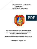 Reglamento de Distribución de Carga Modificado Con Directores